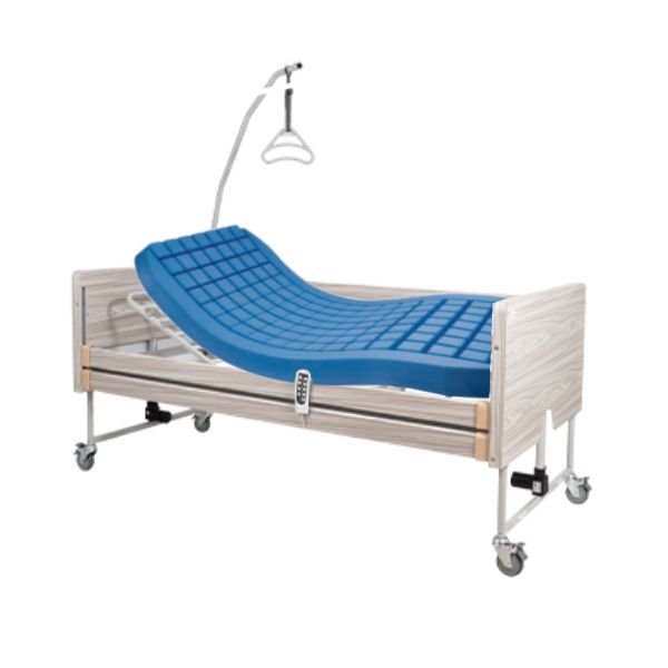 Letto elettrico per anziani Bongo grigio + Materasso antidecubito