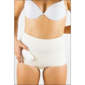 Guaina ortopedica femminile post appendicectomia con pelotte