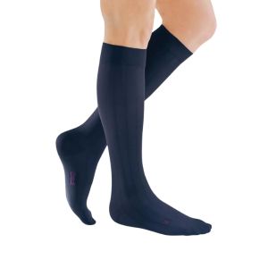 Calza elastica corta gambaletto uomo a punta chiusa colore marine CL.2
