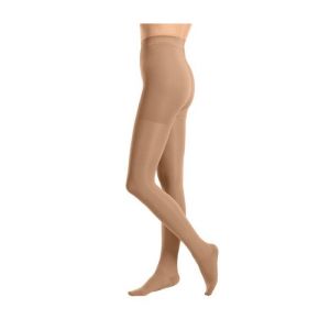 Collant elastico a punta chiusa colore caramel Duomed Smooth lungo CL.2