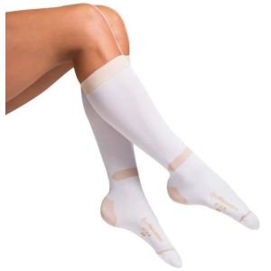 Gambaletti compressivi Lipoelastic bianco