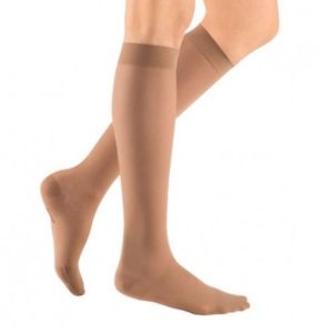Gambaletto a compressione graduata corto Sheer & Soft a punta chiusa CL.1