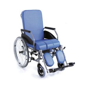 sedia comoda autospinta schienale reclinabile