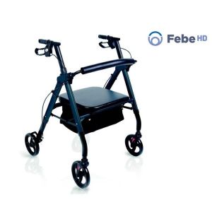 Deambulatore Rollator in alluminio bariatrico 