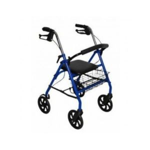 Deambulatore rollator pieghevole a quattro ruote