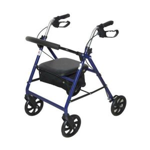 Deambulatore Rollator pieghevole con quattro ruote
