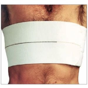 Fascia toracica contenitiva a due bande h. 16 cm