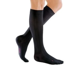 Calza elastica gambaletto uomo a punta chiusa colore nero corta CL.1
