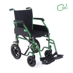 Carrozzina per disabili da transito CP500v verde