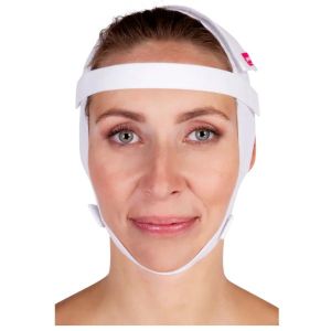 guaina facciale post intervento lipoelastic bianca