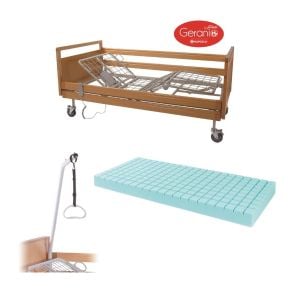 letto elettrico + materasso antidecubito + alzamalati