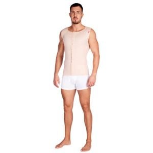 guaina uomo ginecomastia beige