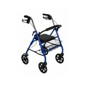 Deambulatore rollator pieghevole a quattro ruote