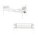 Letto ortopedico due manovelle + sbarre letto universali