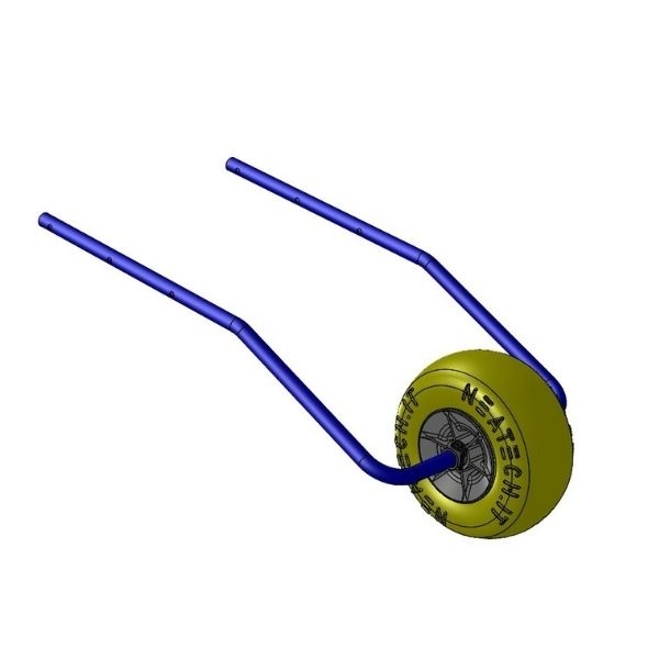 Ruota anteriore Sedia a rotelle da spiaggia Job Neatech