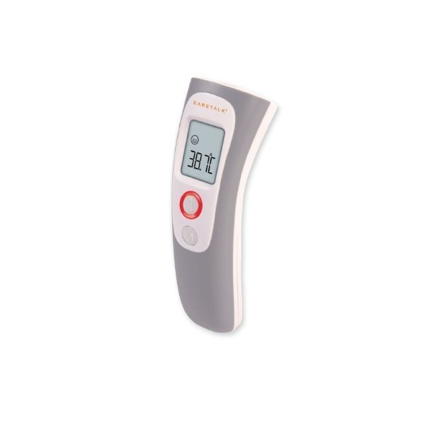 Termometro Digitale Frontale A Infrarossi per Febbre Senza Contatto,PILE  INCLUSE